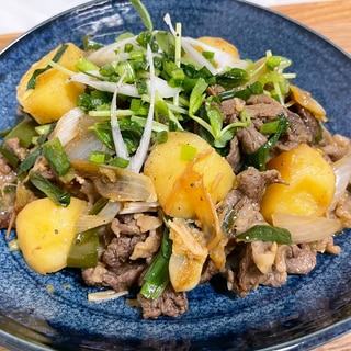 ゴロッと新じゃがと♪具沢山で♡みんな大好き牛丼風‪